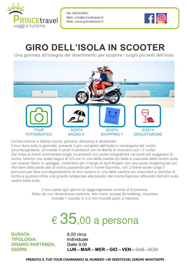 GIRO DELL'ISOLA IN SCOOTER- INTERA GIRONATA