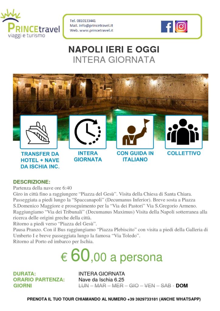 NAPOLI IERI E OGGI DA ISCHIA